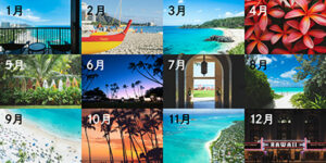 【眺めていたいハワイの風景カレンダー2022】